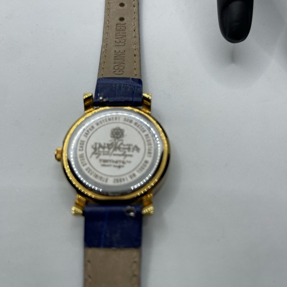 ⌚️👀 INVICTA stainless Steele 18 kt gold plated face - Picture 4 of 7